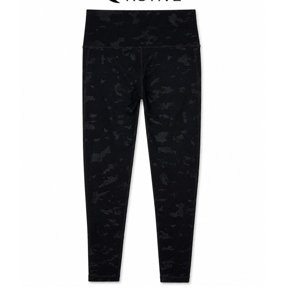 Zyia Active Black Camo High Rise Leggings 6-8 Athletic‎ Yoga Pants